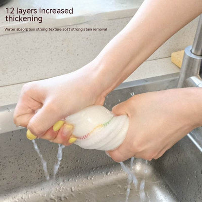 Rainbow Oleophobic Rag Dishwashing Pure Cotton - Here2Save