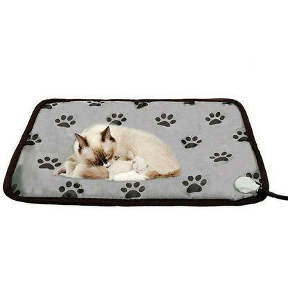 Pet Heating Pad For Dog Cat Heat Mat Indoor Electric Waterproof Dog Heated Pad With Chew Resistant Cord Winter Pet Blanket Warmer - Here2Save