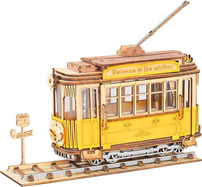 Robotime Rolife Vintage Car Model 3D Wooden Puzzle Toys For Chilidren Kids - Here2Save