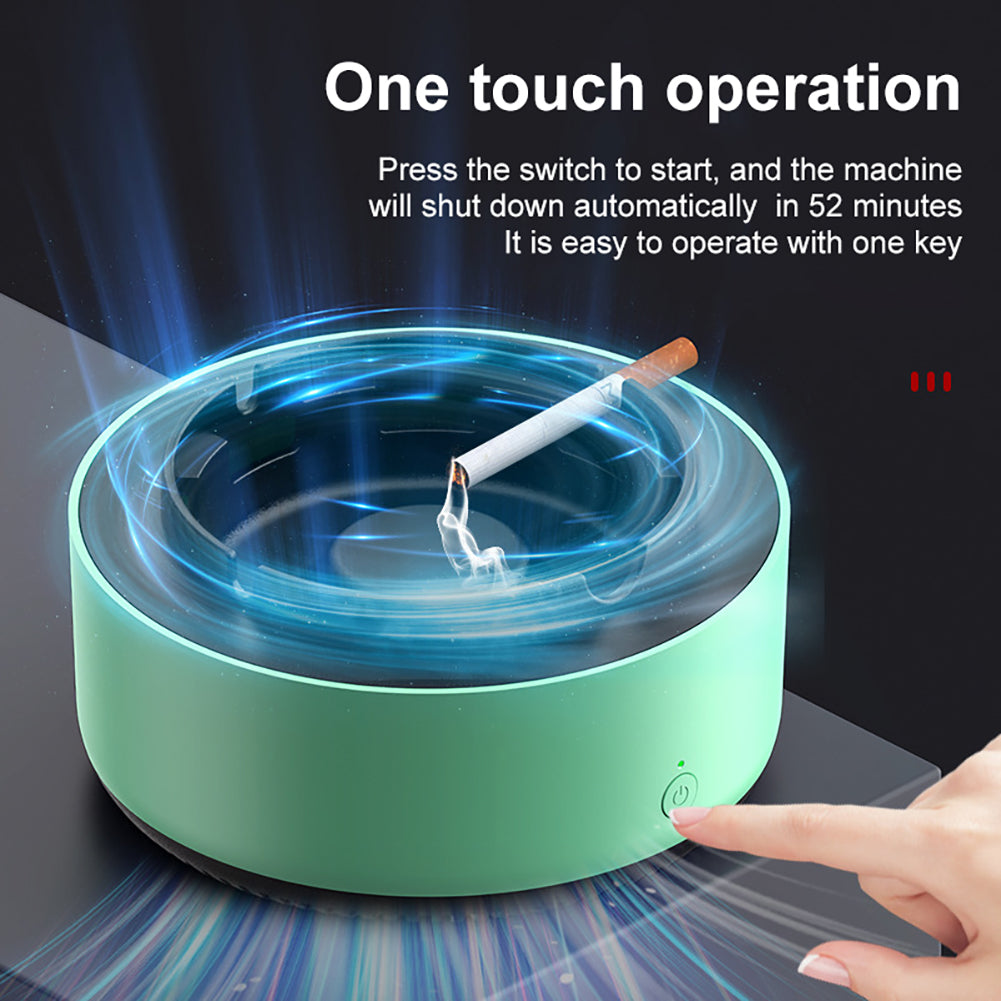 Air Purifier Ashtray Intelligent Electronic Ashtray For Filtering Second-Hand Smoke From Cigarettes Remove Smoking Home Office - Here2Save