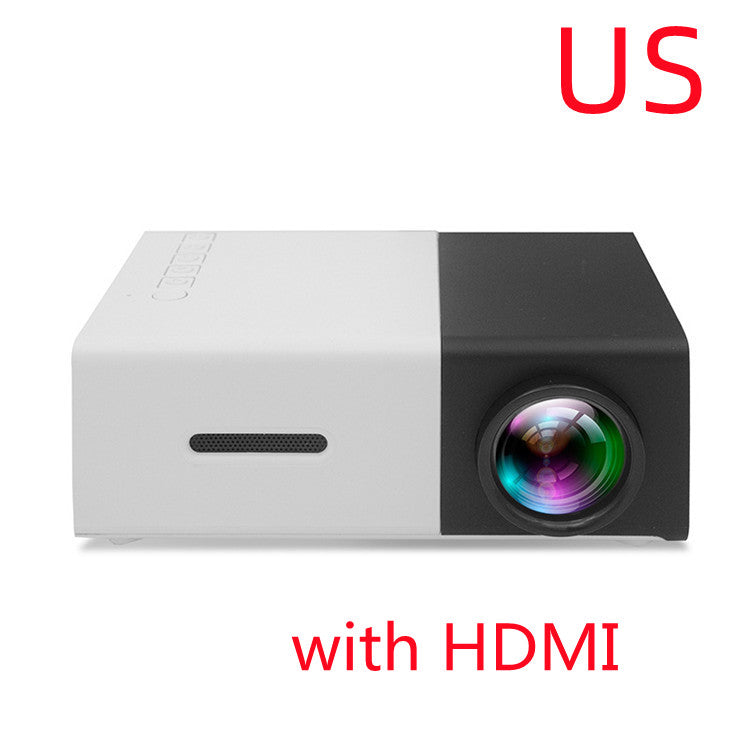 Proyector portátil 3D Hd Led cine en casa cine compatible con HDMI proyector de Audio Usb Yg300 Mini proyector