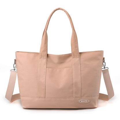 Bolso de mano de gran capacidad Nuevo Bolso de Hombro Casual estilo coreano bolsos de Color sólido de moda para mujer