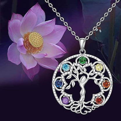 Personality Fashion Hollowed-out Tree Of Life Micro Rhinestone Clavicle Chain - Here2Save