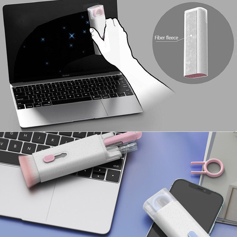 Multifunctional Bluetooth Headset Cleaning Pen Set Keyboard Cleaner Cleaning Tools Cleaner Keycap Puller Kit - Here2Save