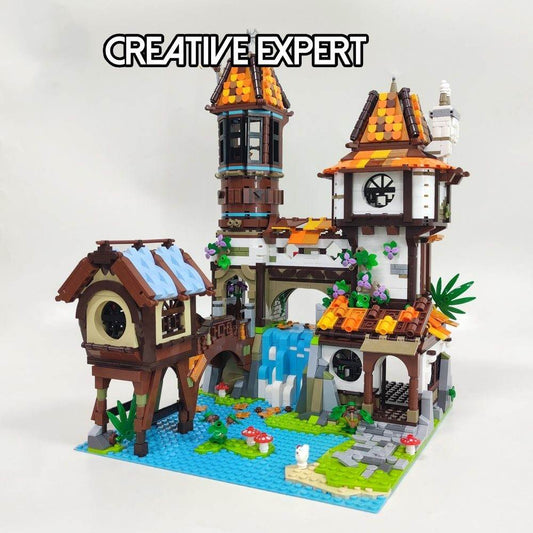 Streetscape Series Hotel Plastic Small Particles Assembled Tabletop Decoration - Here2Save