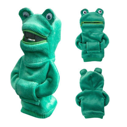 Car Gear Lever Hooded Set Creative Shark Frog Sweater Modeling - Here2Save