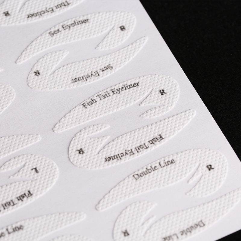 New Eyeshadow Eyeliner Makeup Template Sticker - Here2Save
