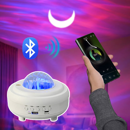 Proyector de estrellas de galaxia con Bluetooth, luz LED nocturna, cielo estrellado, lámpara de noche, decoración de habitación, regalo de cumpleaños y Navidad para niños