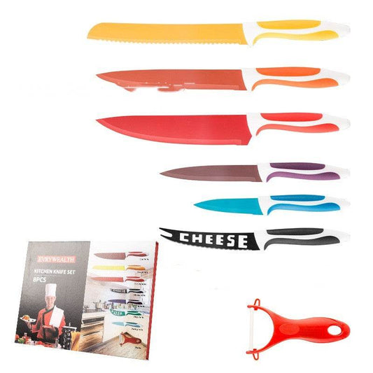 Stainless Steel Knife Gift 8-piece Kitchen Set - Here2Save