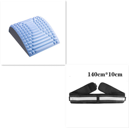 Almohada ensanchadora de espalda, masajeador de soporte Lumbar para cuello, cintura, espalda, ciática, hernia de disco, masaje para aliviar los dolores y relajación