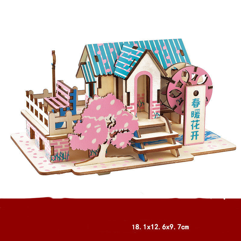 Wooden 3D Jigsaw Puzzle For Children DIY