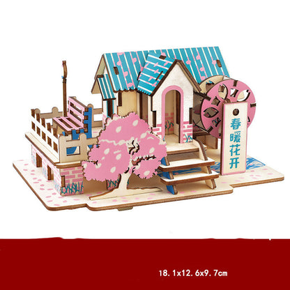 Wooden 3D Jigsaw Puzzle For Children DIY