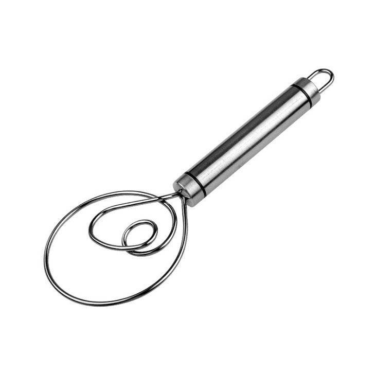 Stainless Steel Danish Flour Binocular Coil Mixer Manual Dough Mixer And Dough Tool Mixing Stick - Here2Save