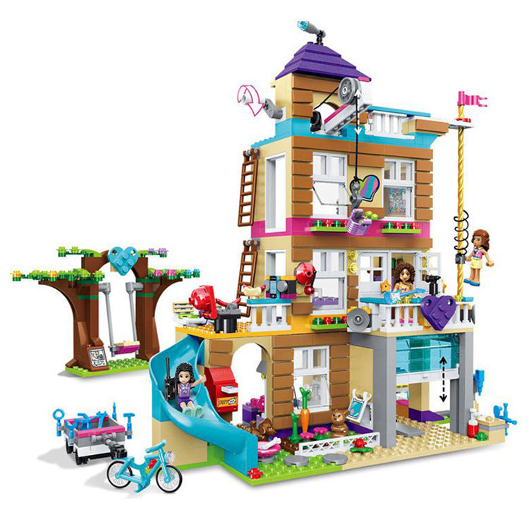 Girls' Puzzle Block Model Children's Puzzle Toy