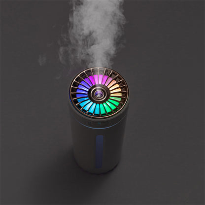 Wireless Air Humidifier Colorful Lights Mute Ultrasonic USB Fogger Diffuser Purifier 800mAh Rechargeabl Cool Mist Maker For Car - Here2Save