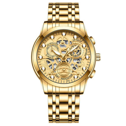 Men's Hollow Non-mechanical Business Watch - Here2Save