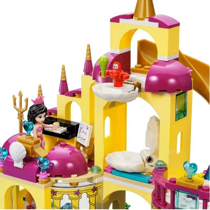 Mermaid Princess Underwater Palace Building Block Castle kids Toy